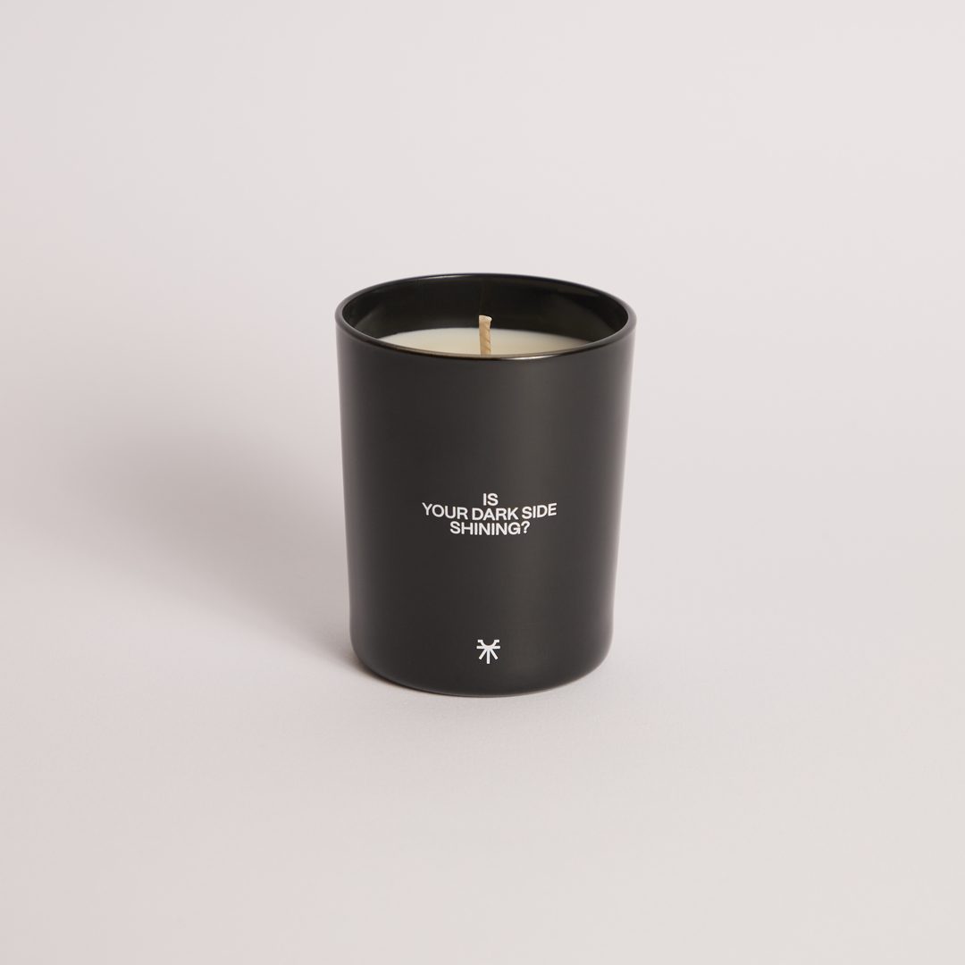 aneke decorative scented candle with tarot card and the moon candle cover