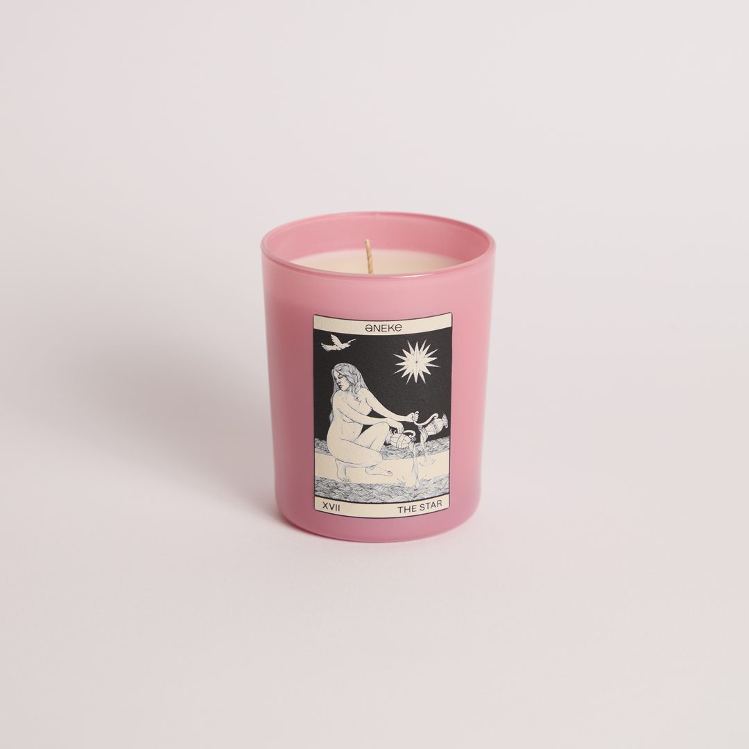 decorative scented candle aneke the star